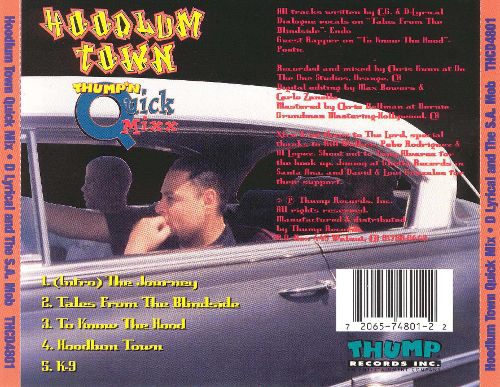 D Lyrical And The S.A Mob - Hoodlum Town Chicano Rap